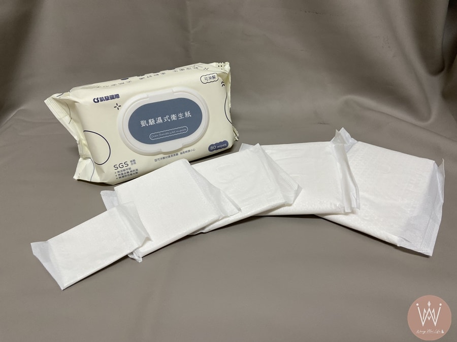 廁所必備組-綿綿雲涼感衛生棉+凱馺濕式衛生紙